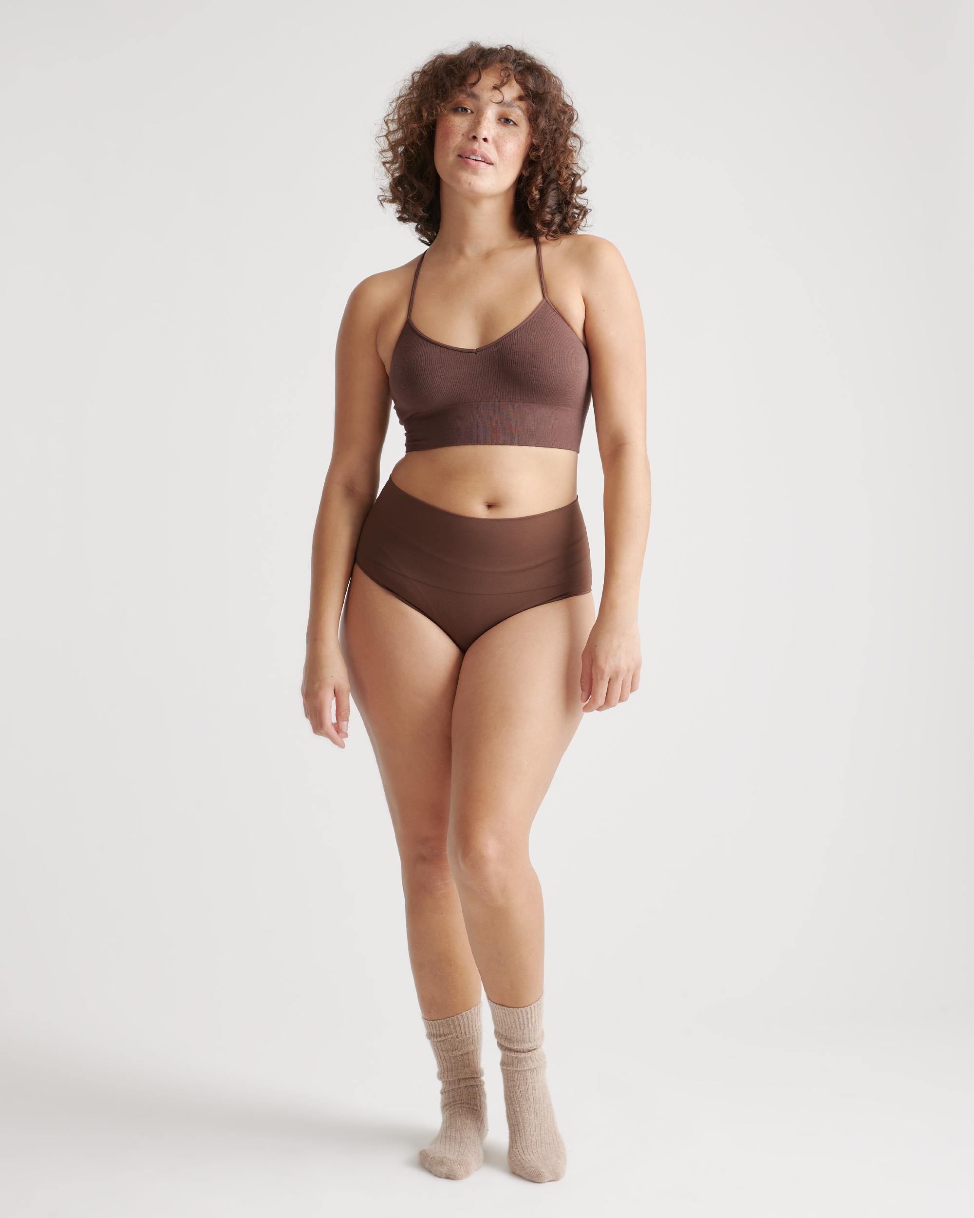 Quince | Women's Shaping High-Waisted Brief Nylon/Spandex Product Image