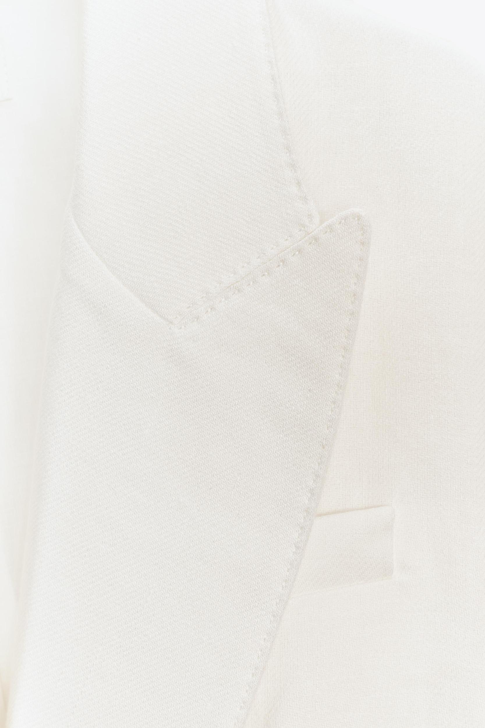 ZW COLLECTION DOUBLE BREASTED LINEN VEST Product Image