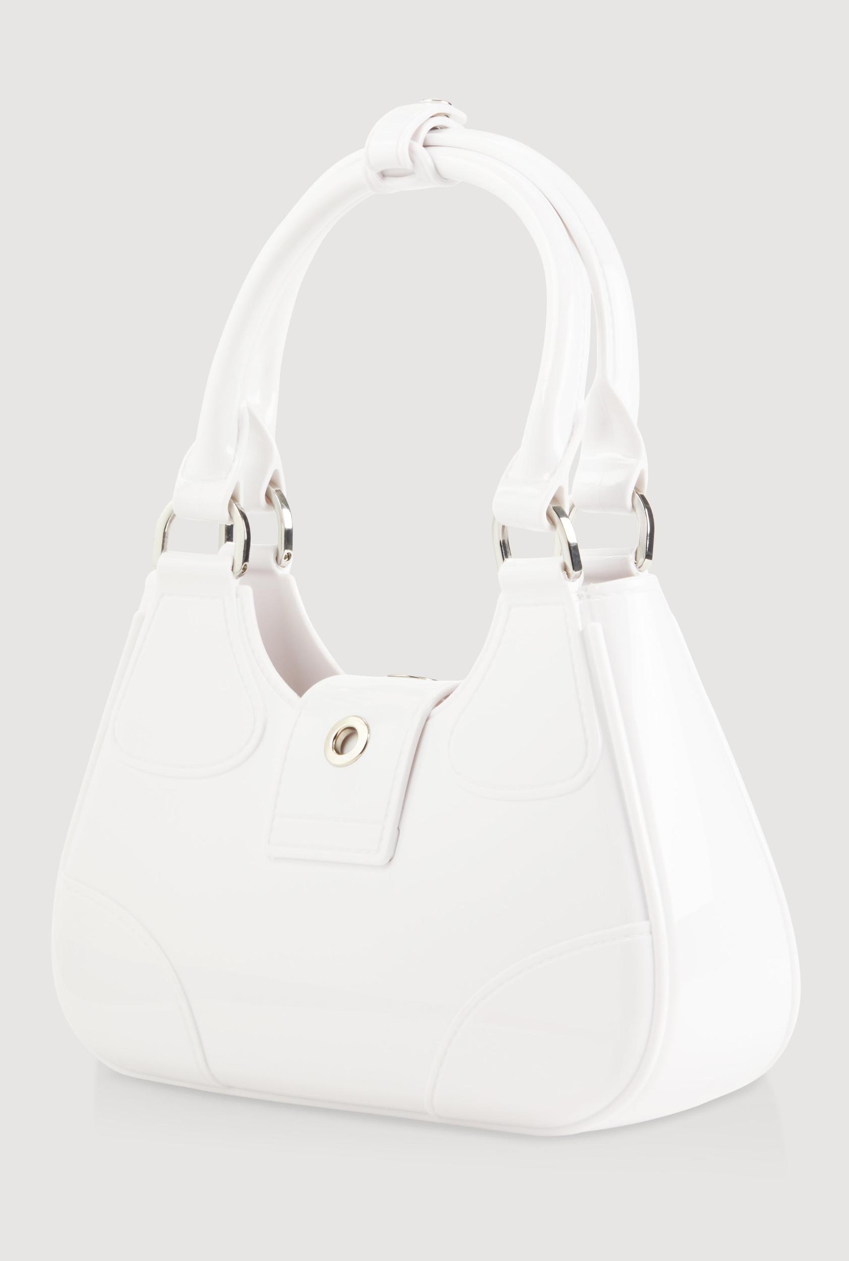 Buckle Strap Jelly Hobo Bag Unisex Product Image