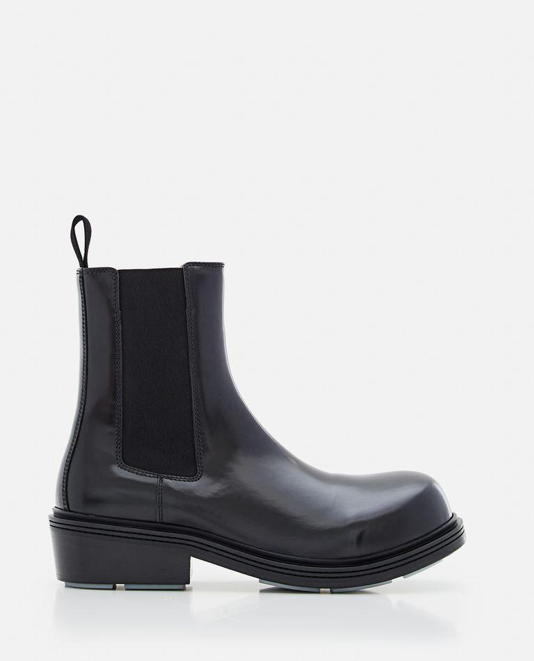 BOTTEGA VENETA Black Leather Ankle Boots Product Image