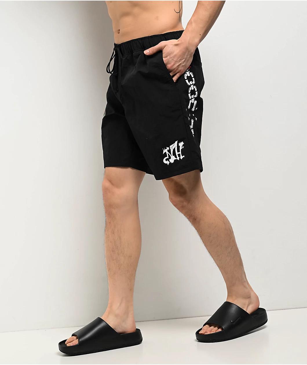 Ninth Hall Panther Black Board Shorts Product Image