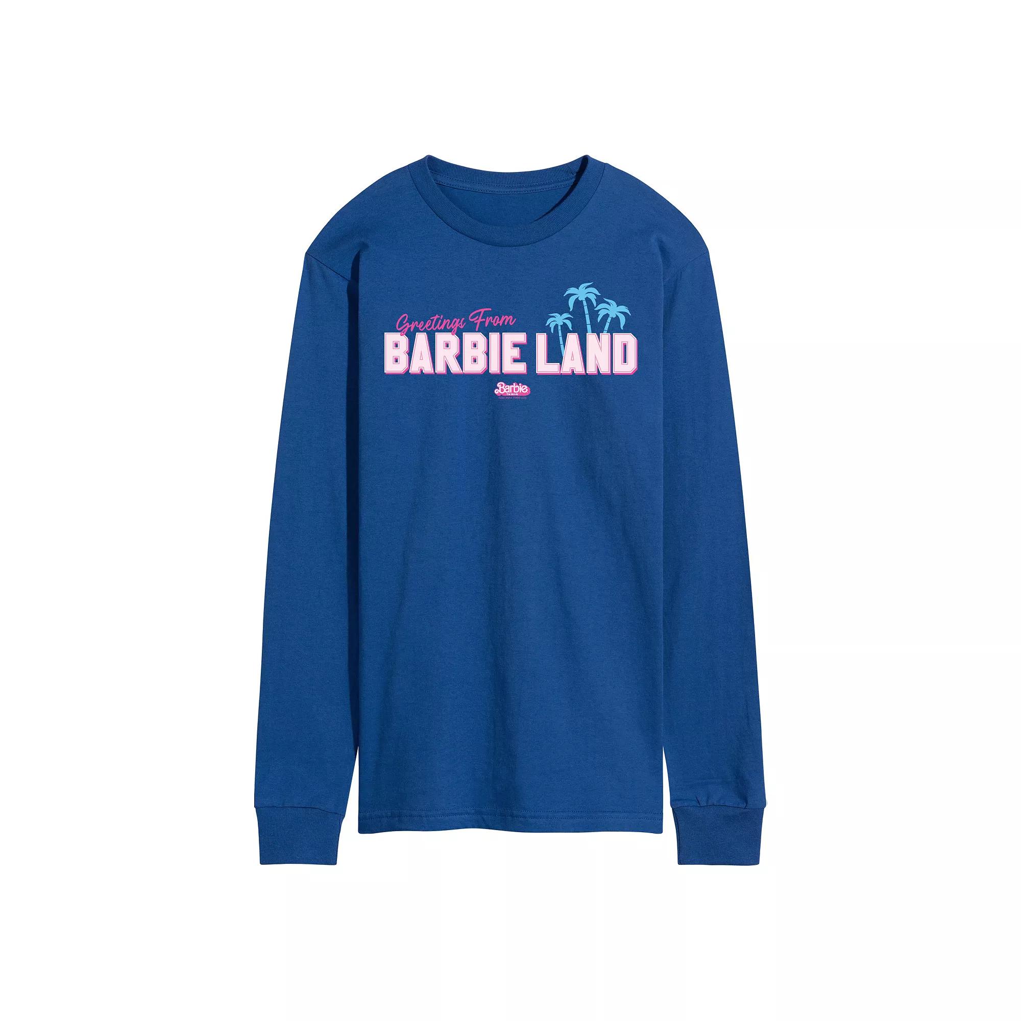Men's Barbie™ The Movie Greetings From Barbie Land Graphic Tee,  Product Image