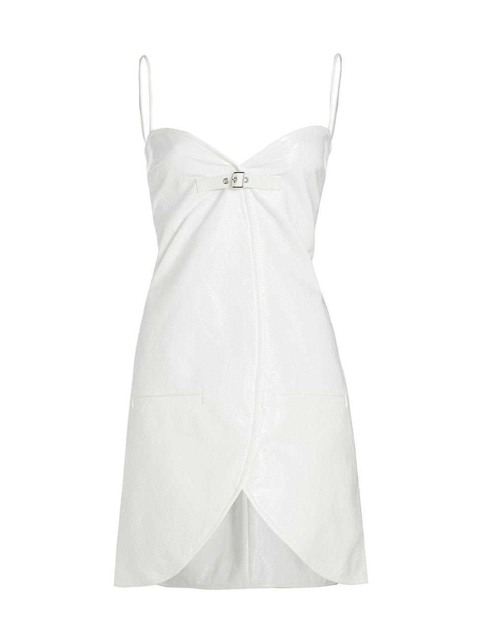 Womens Ellipse Vinyl Minidress Product Image