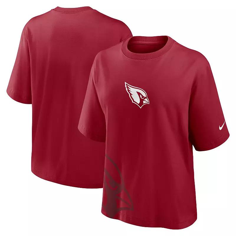 Women's Nike Scarlet San Francisco 49ers Glory Arch Boxy T-Shirt,  Product Image