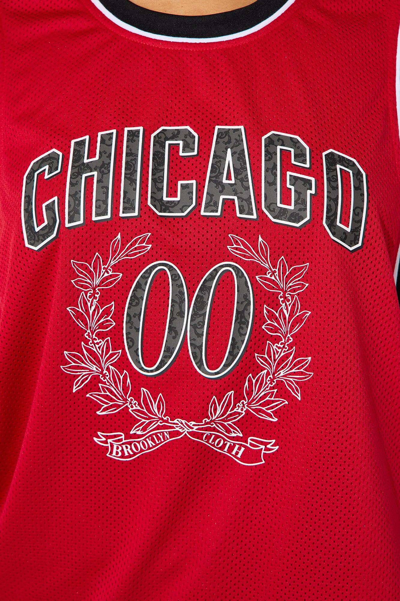 Chicago Jersey Tank Top - Red Product Image