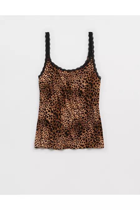 Aerie Real SoftÂ® Lace Trim Tank Women's Product Image