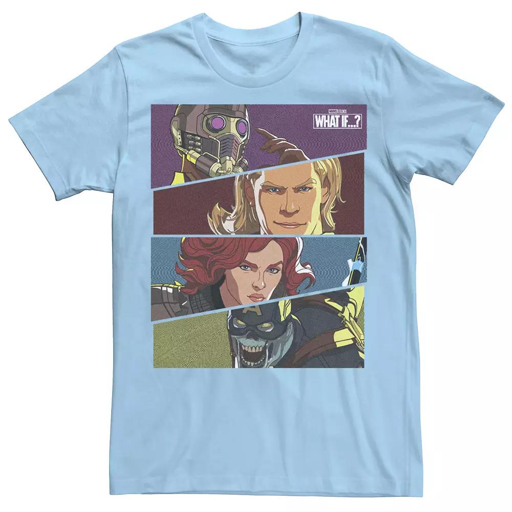 Men's Marvel What If Hero Slant Panels Tee, Boy's,  Product Image