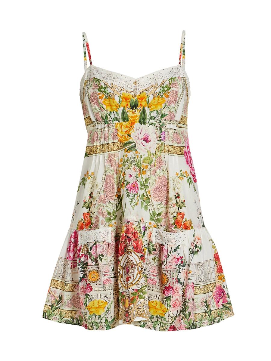 Womens Pocket Pintuck Minidress Product Image