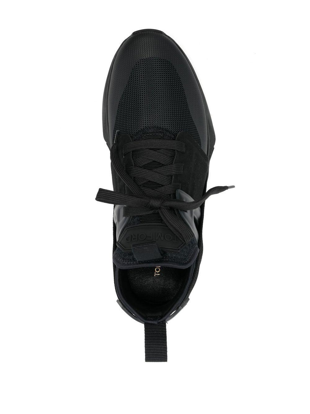logo-patch lace-up sneakers Product Image
