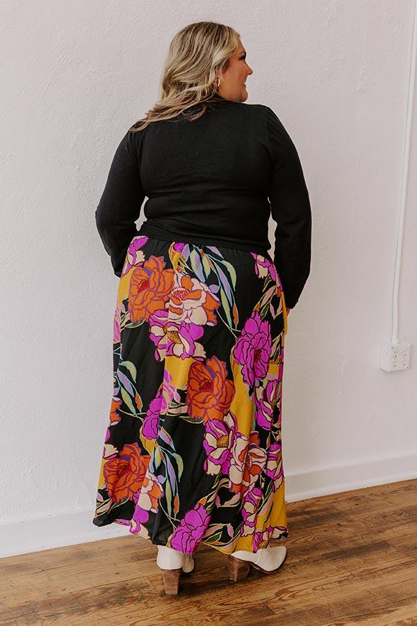 Novel Romance Floral Maxi Dress Curves Product Image