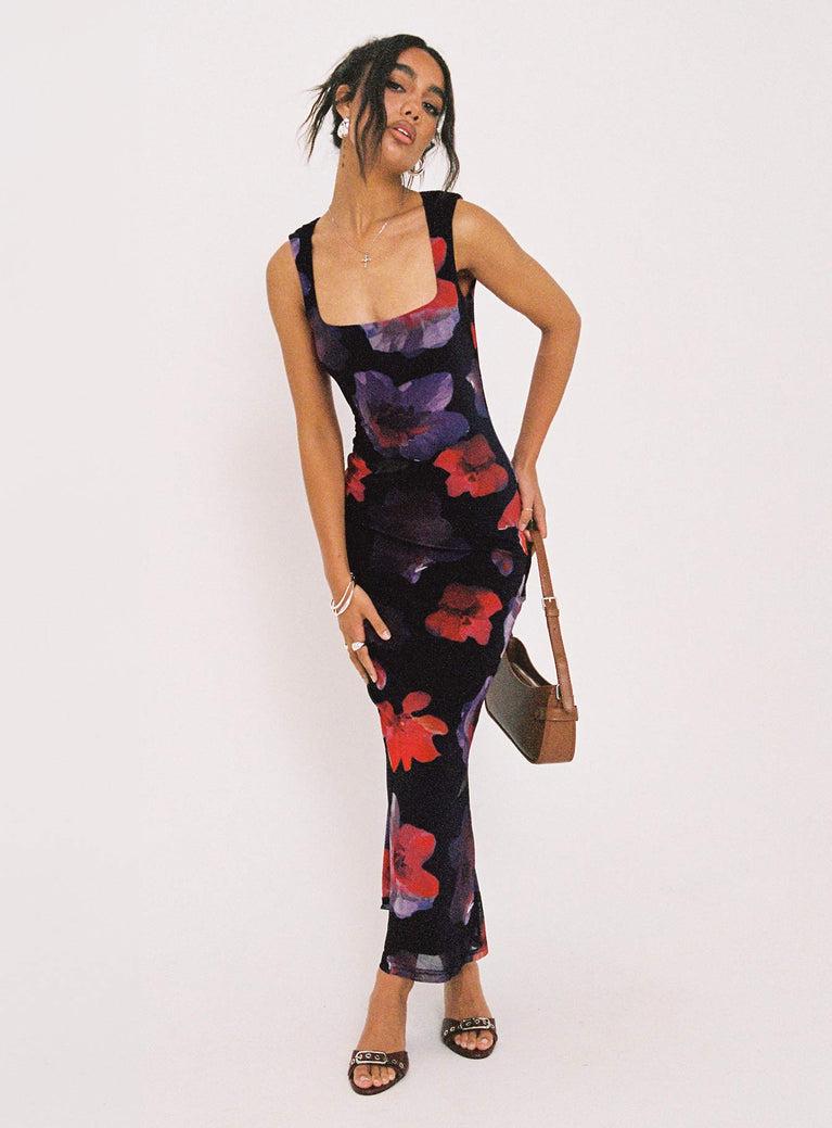 Eviana Maxi Dress Floral Product Image