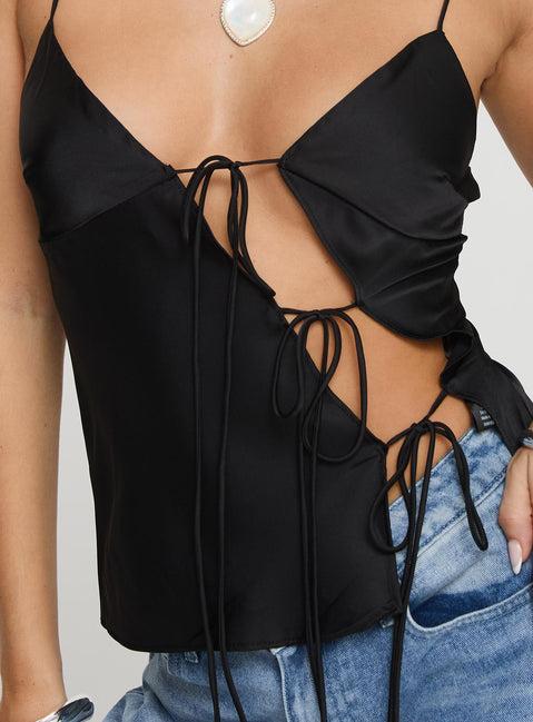 Mariah Cami Top Black Product Image