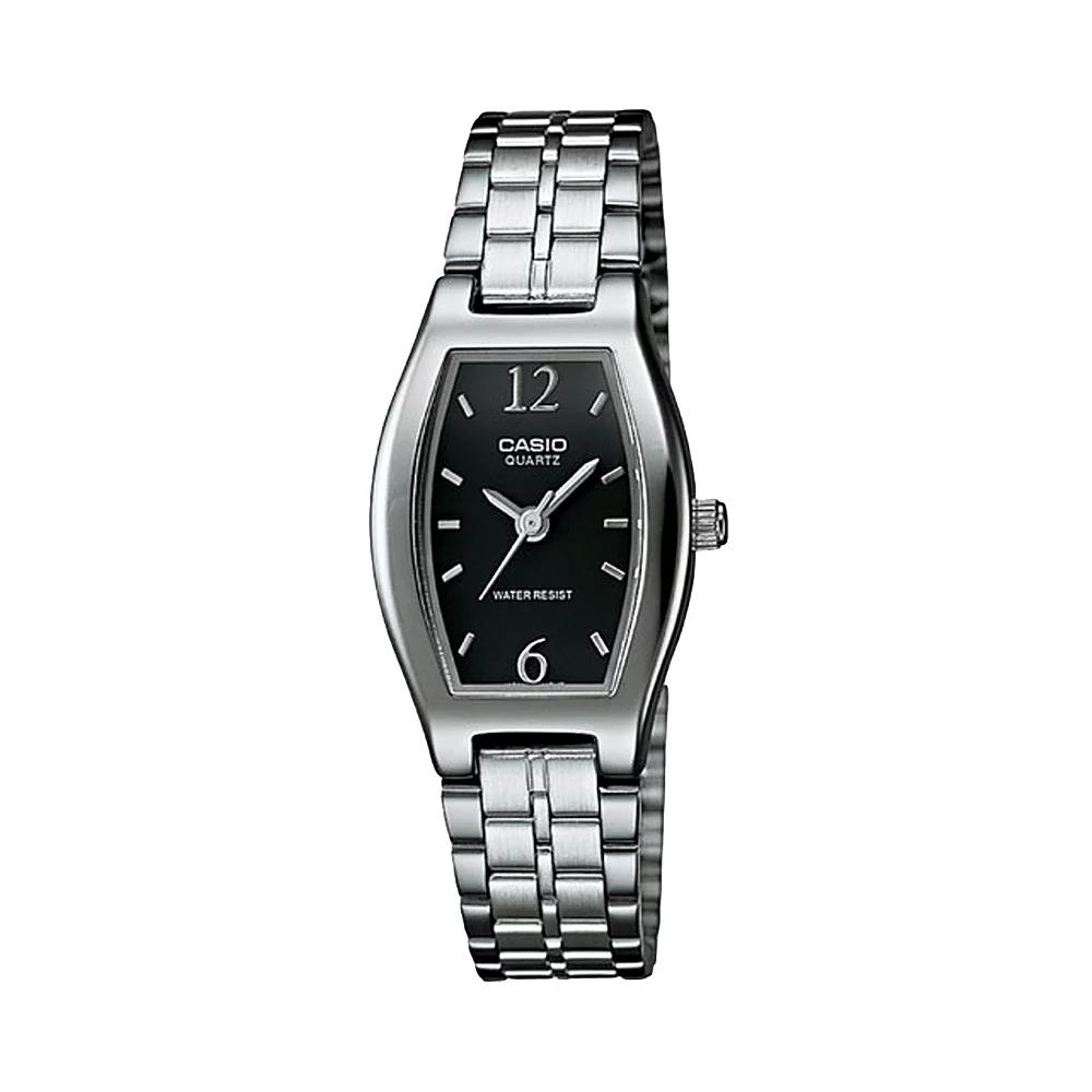 Casio Womens Stainless Steel Watch - LTP1254D-1A, Silver Tone Product Image