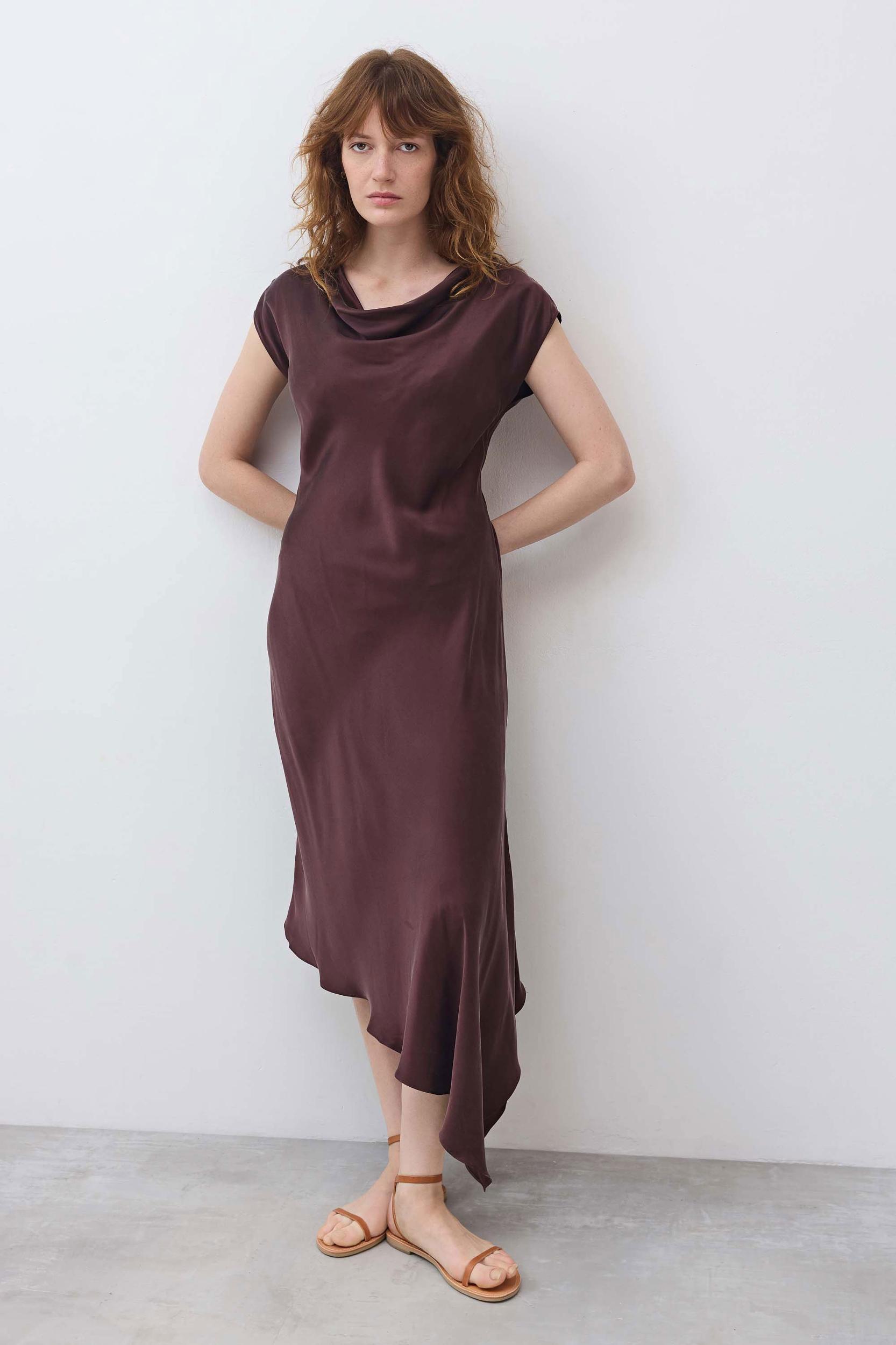 Cut on Bias Silk Dress Product Image