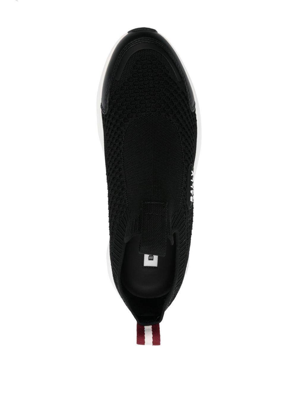knitted-upper slip-on sneakers Product Image