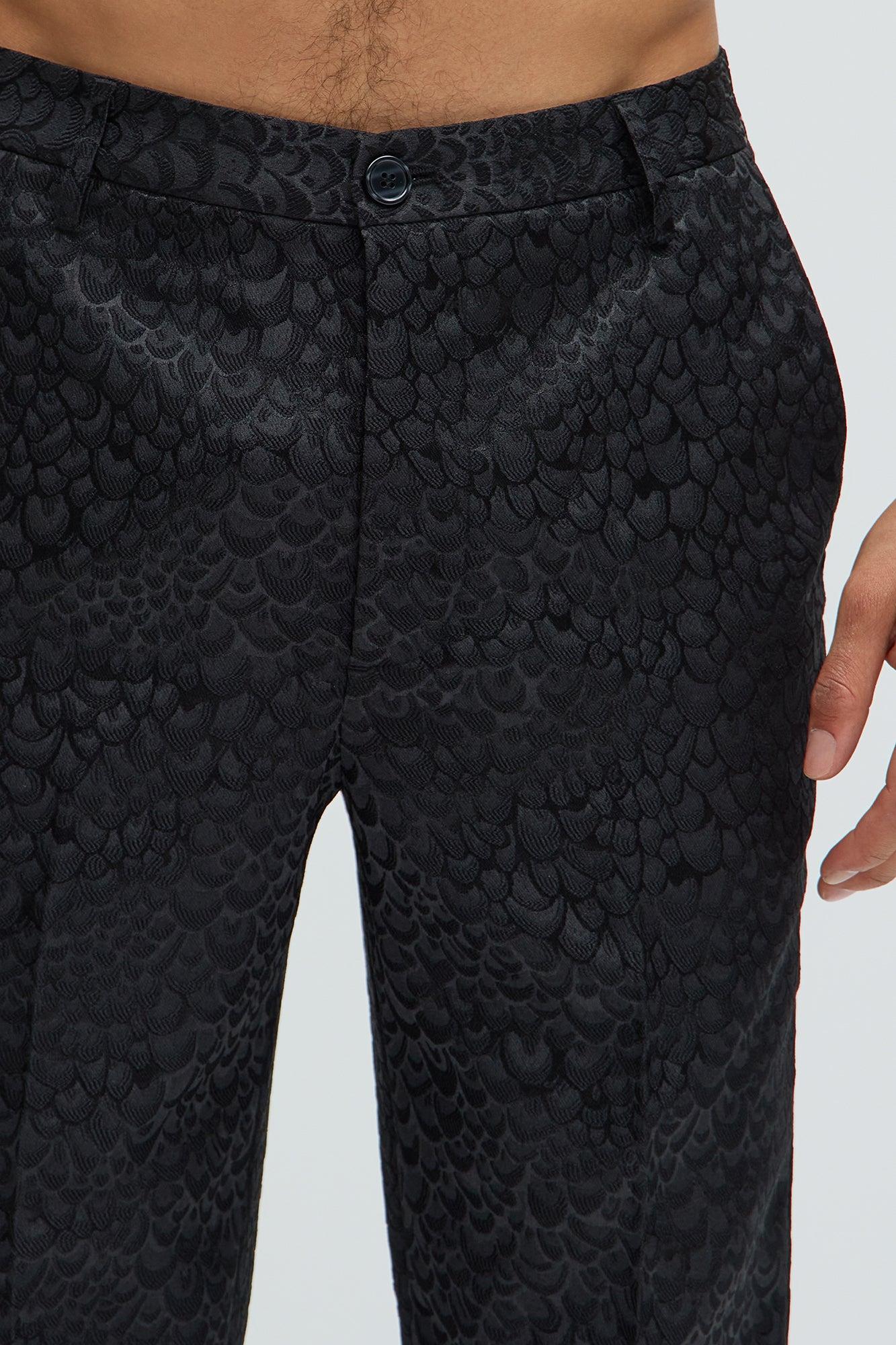 Leonardo Luxe Slim Trousers - Black Product Image