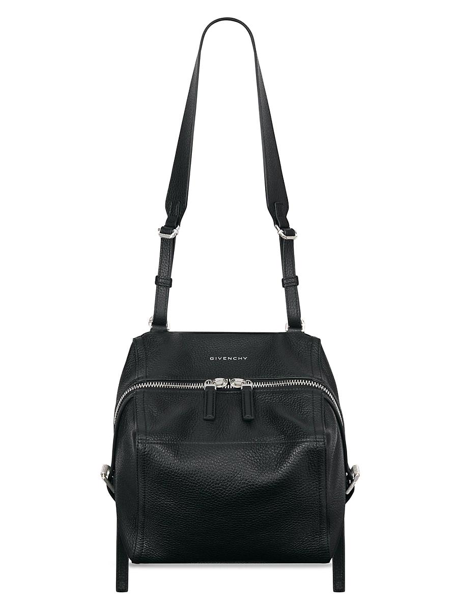 Mens Small Pandora Bag in Grained Leather Product Image