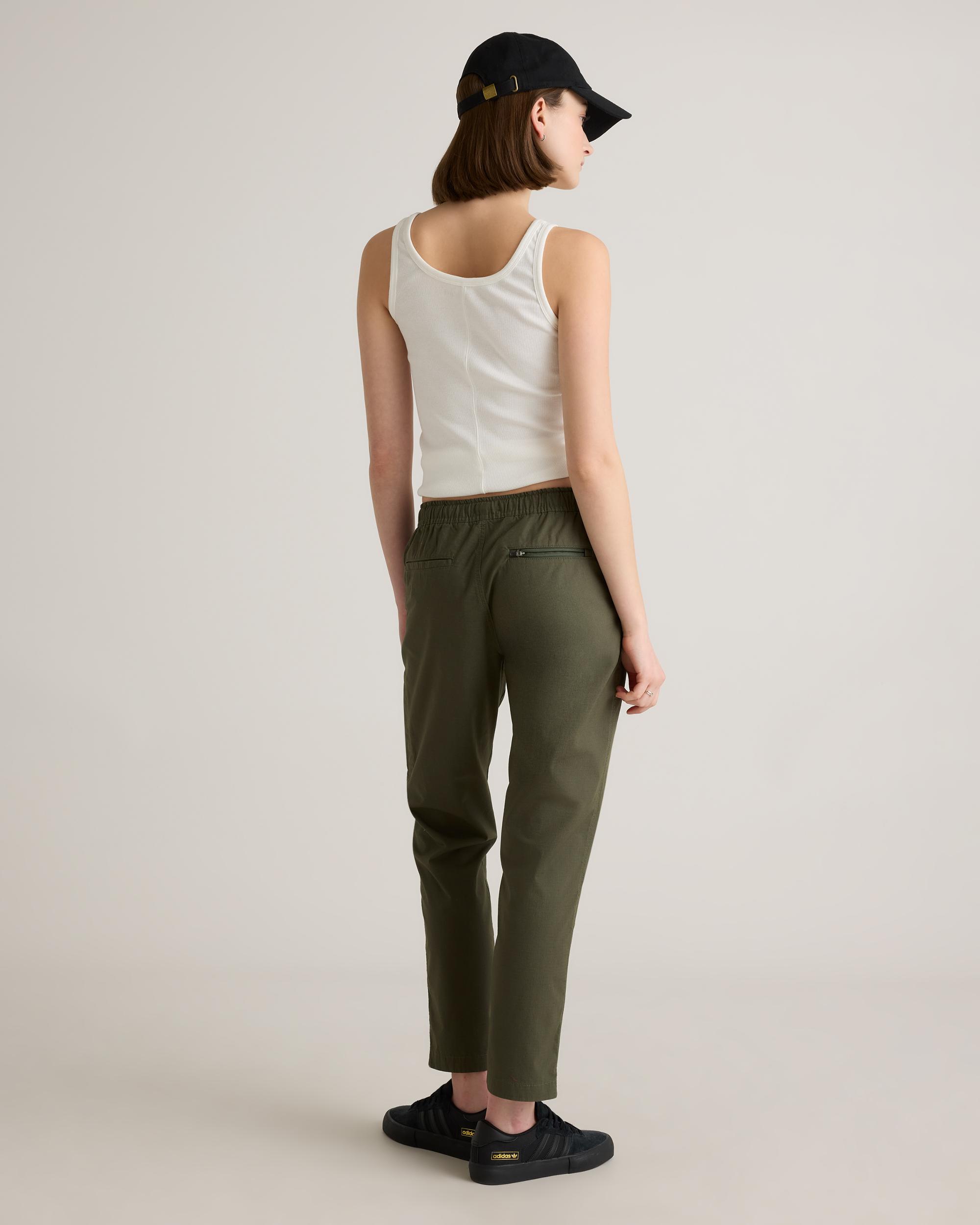 Quince | Women's Organic Stretch Ripstop Straight Pants Cotton Product Image