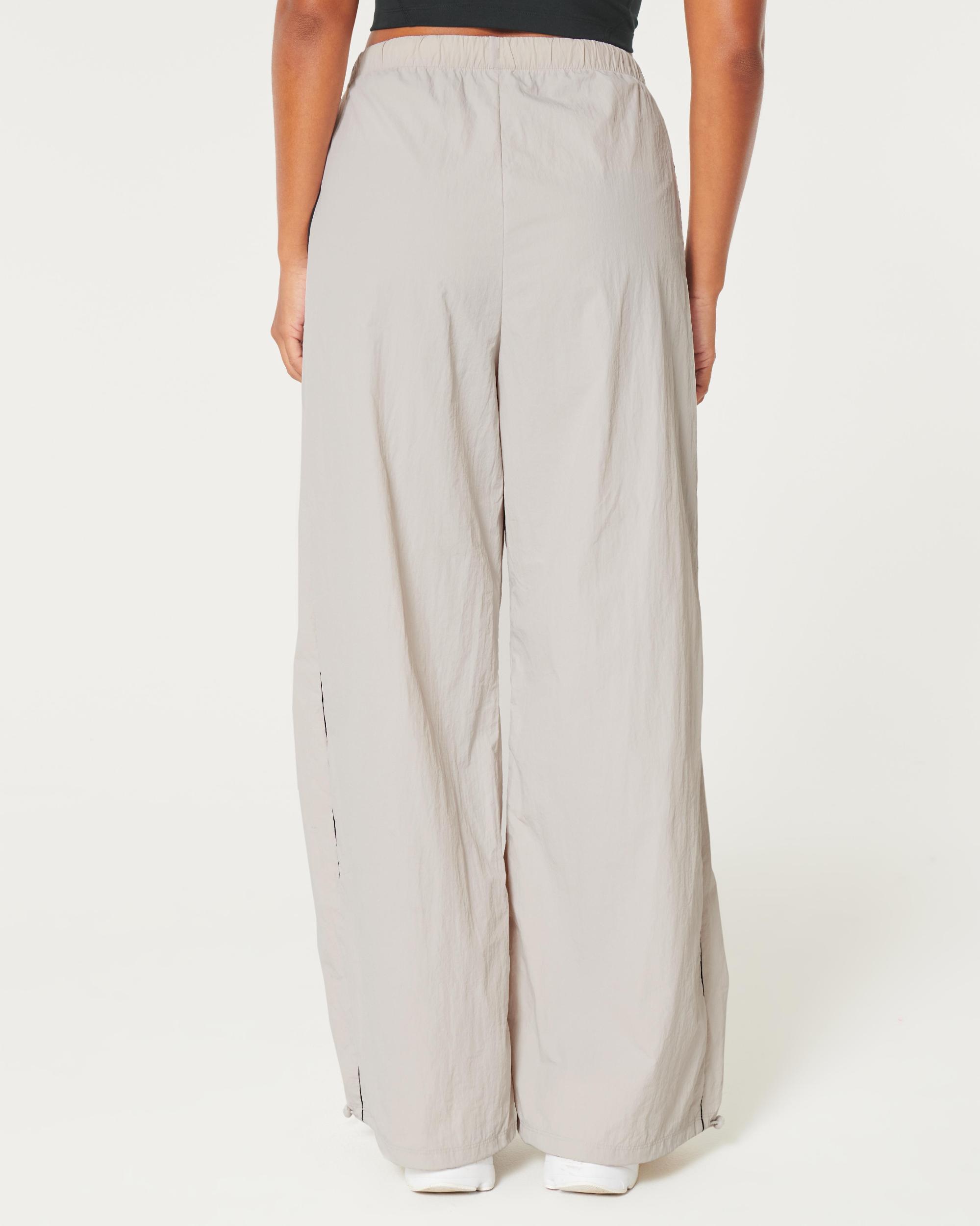 Gilly Hicks Active Tipped Crinkle Parachute Pants Product Image