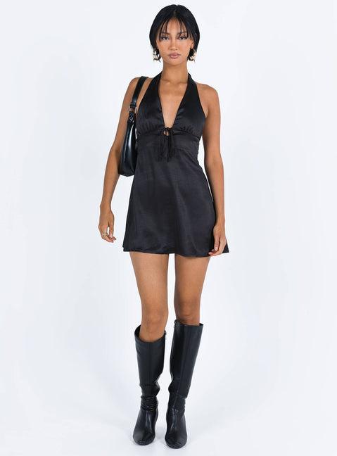 Lanier Mini Dress Black Product Image