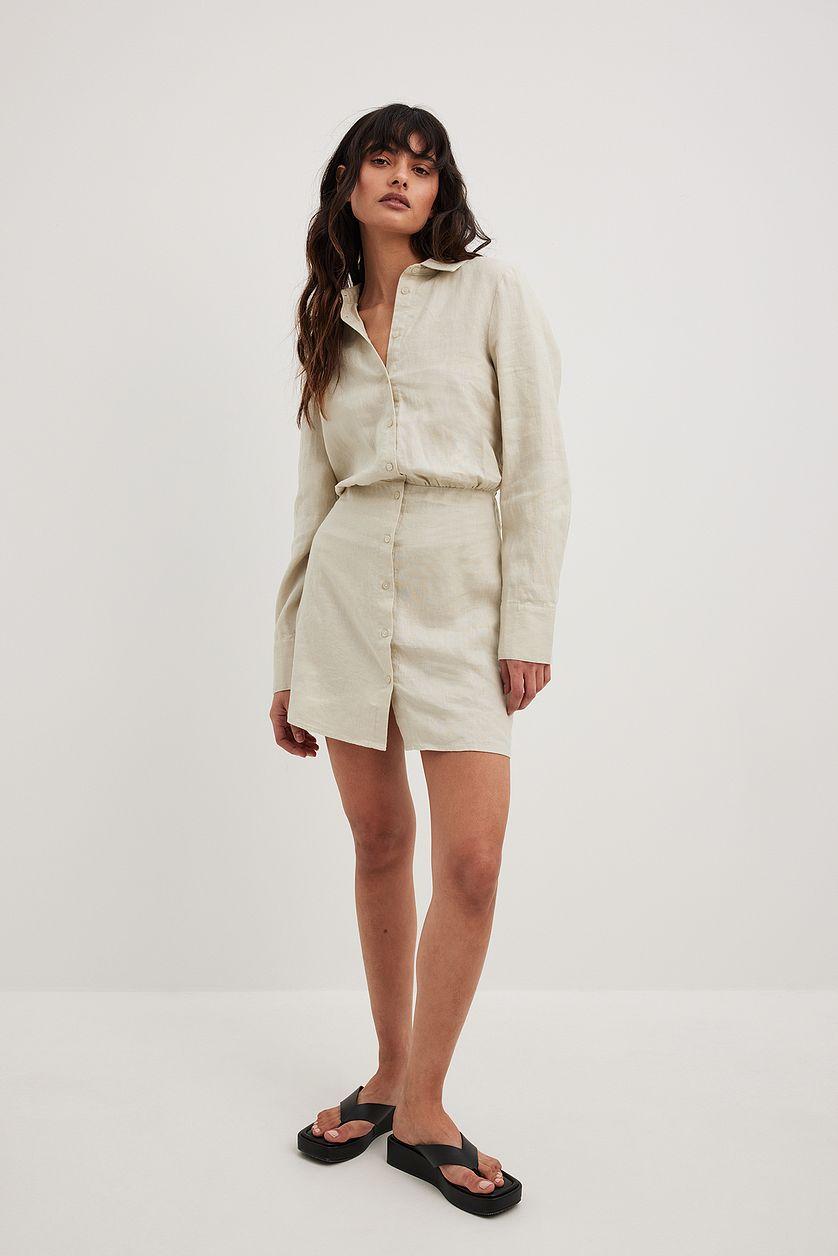 Linen Shirt Dress Product Image