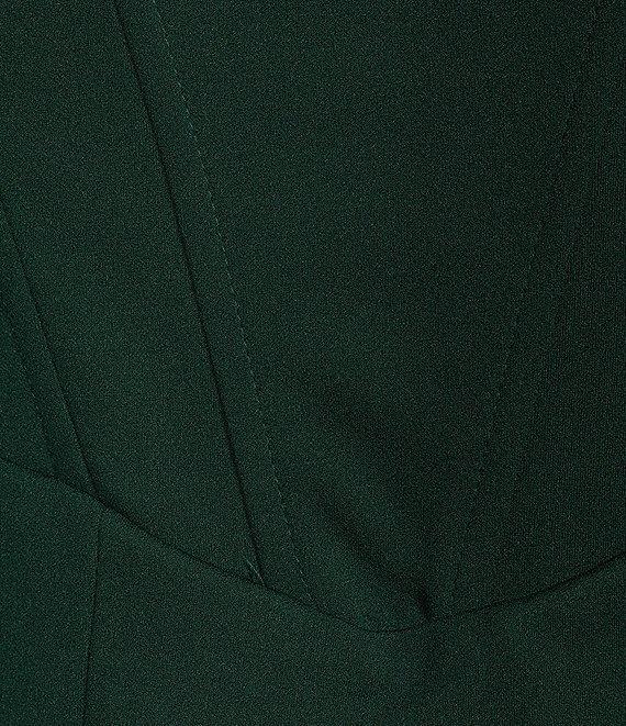 Dear Moon Spaghetti Strap Scoop Neck Corset Pleated Dress Product Image