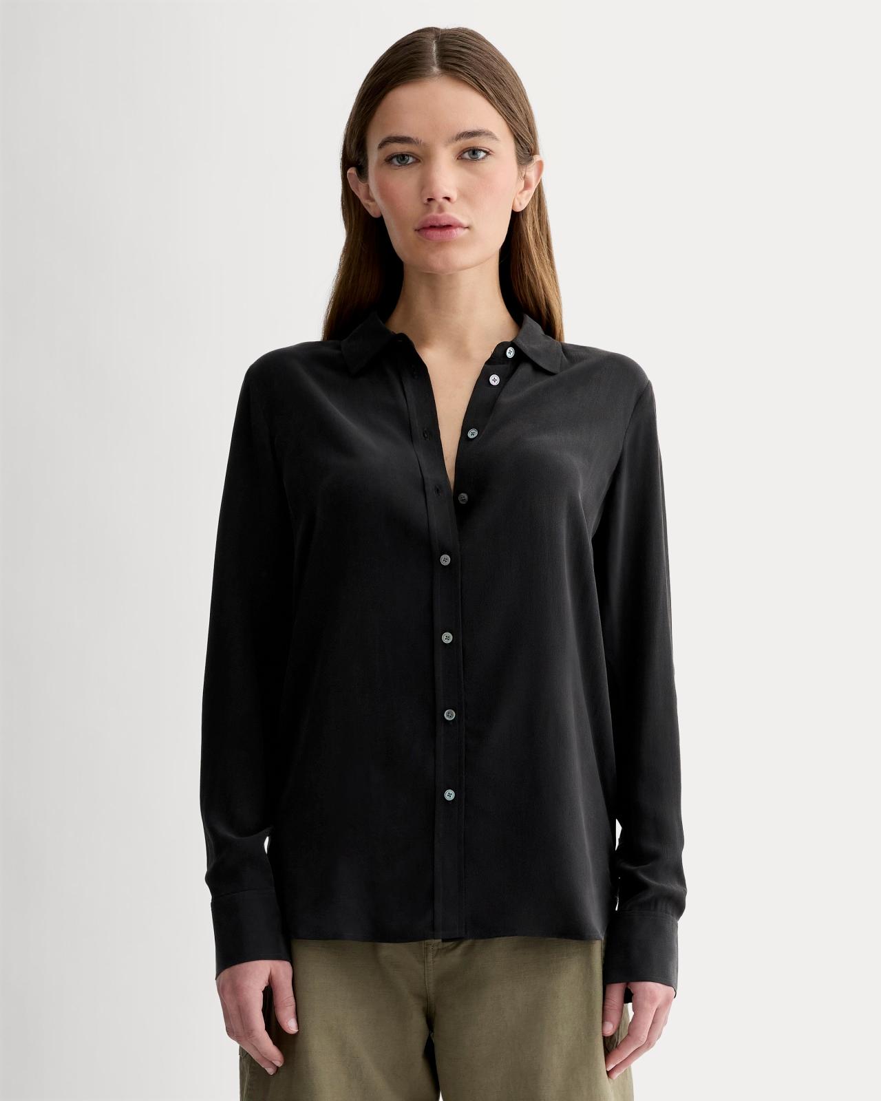 Womens Must-Have Shirt in Washable Silk by Everlane Product Image