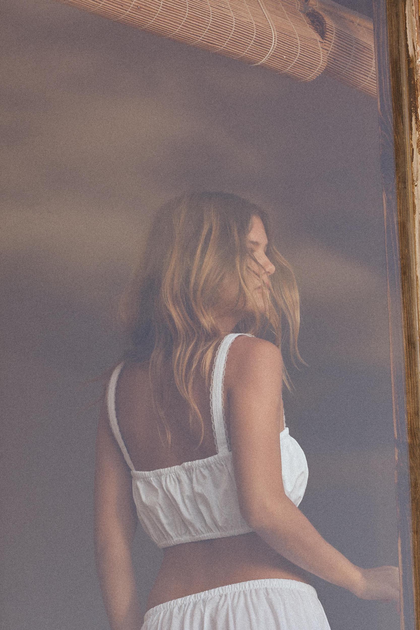 POPLIN CROP TOP Product Image