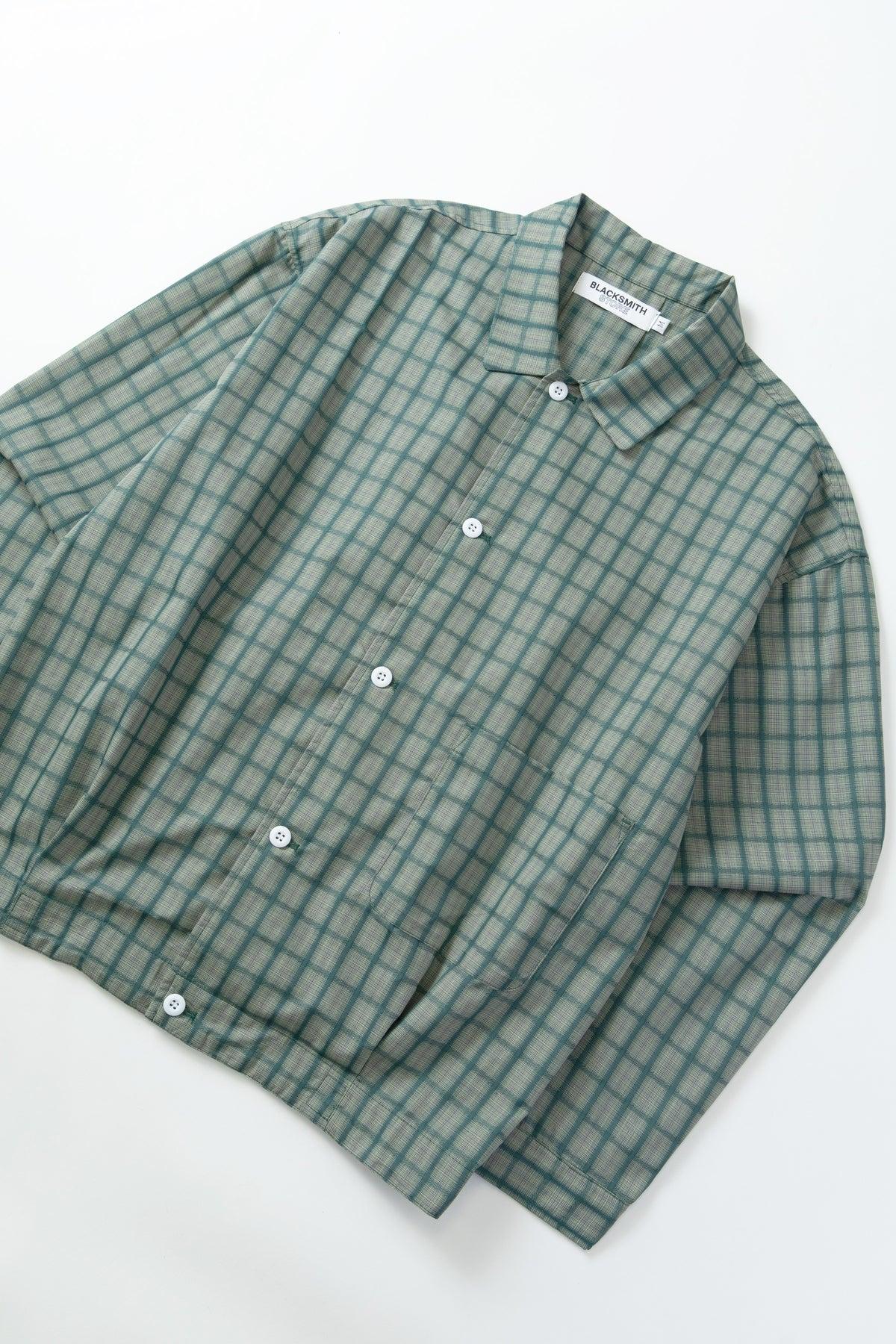 Blacksmith - 50's Blouson - Green Check Product Image