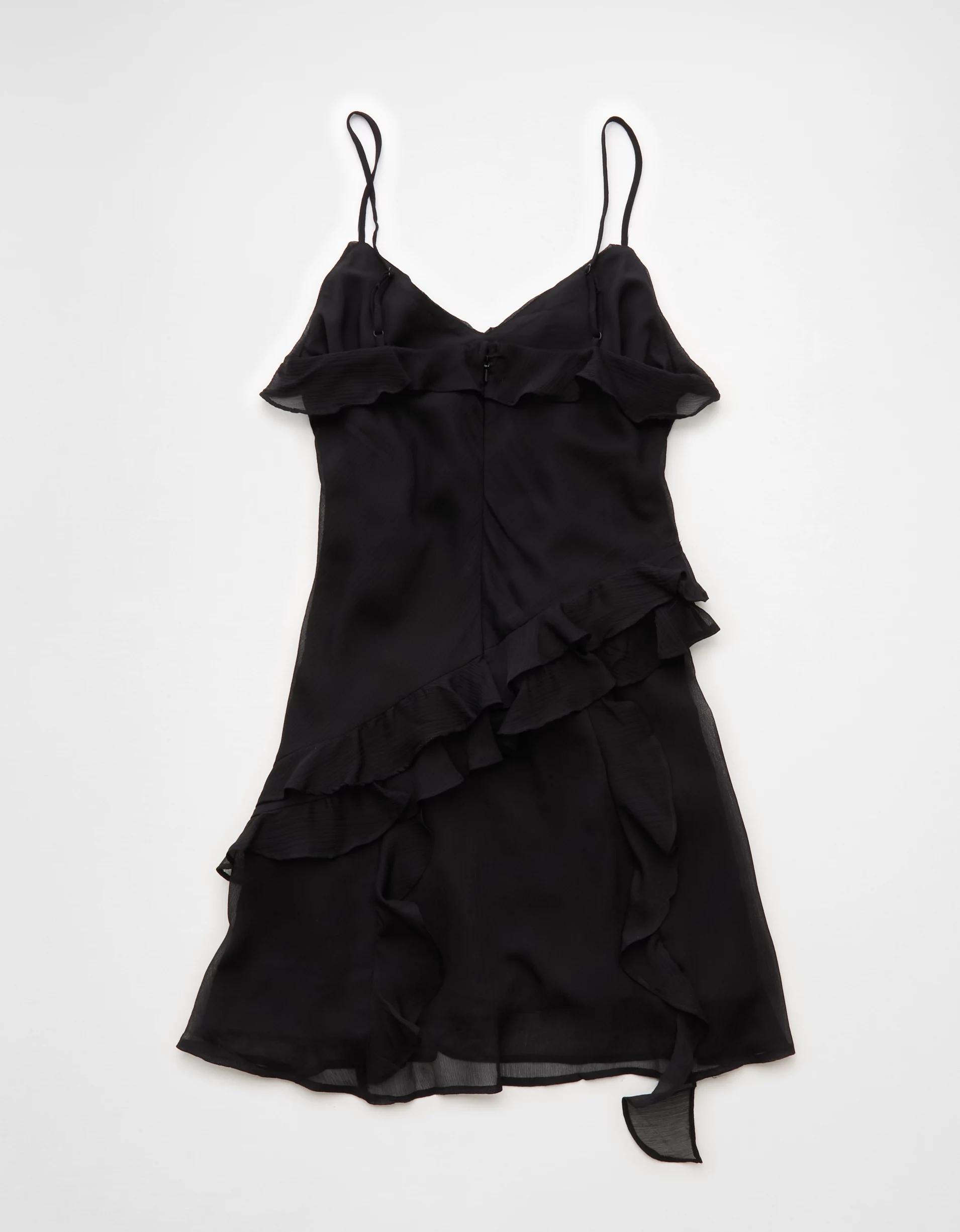 AE Asymmetrical Ruffle Mini Dress Product Image