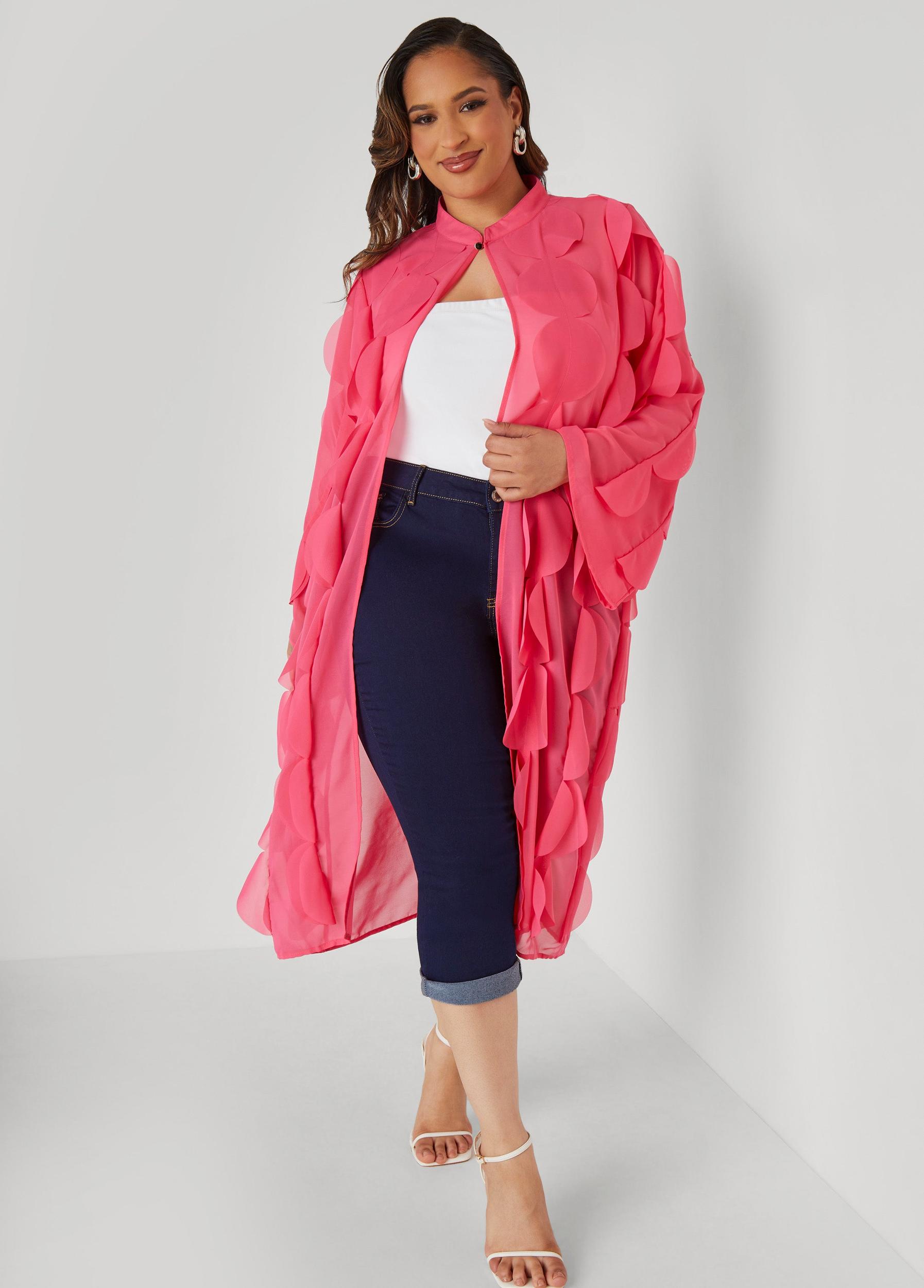 Cuffed Stretch Denim Capris Product Image