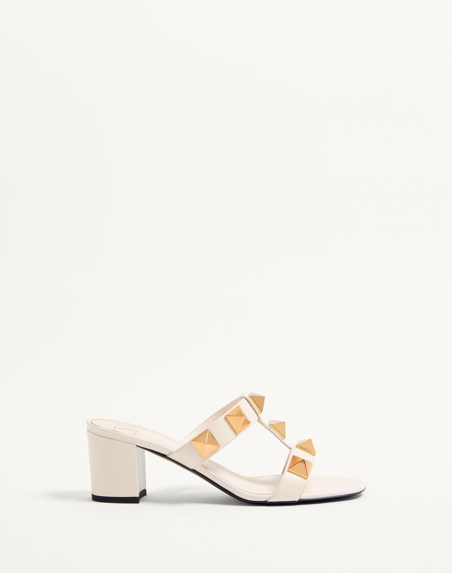 Roman Stud Calfskin Slide Sandal 60 Mm Product Image