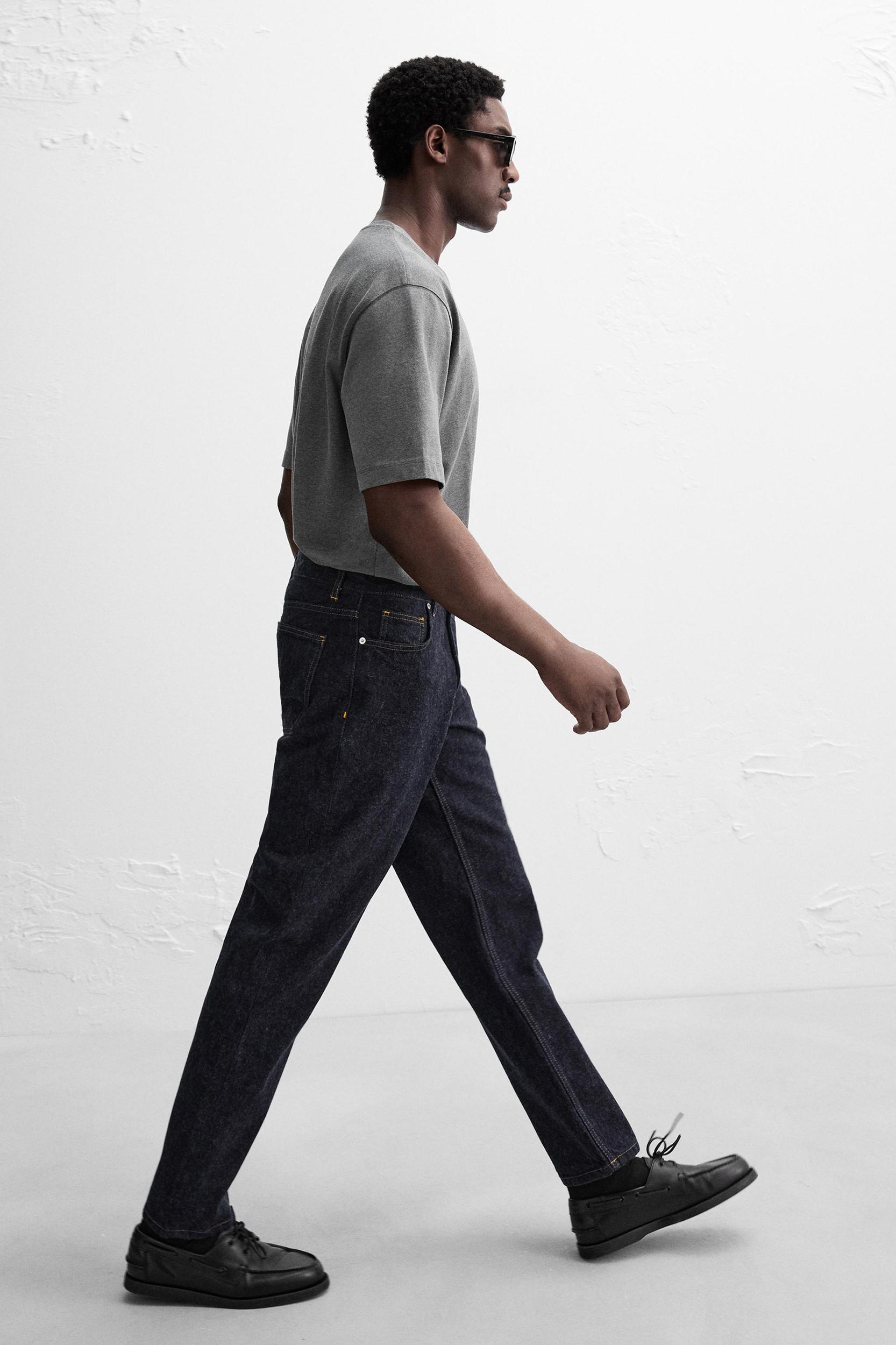 BRUSHED STRAIGHT FIT JEANS Product Image