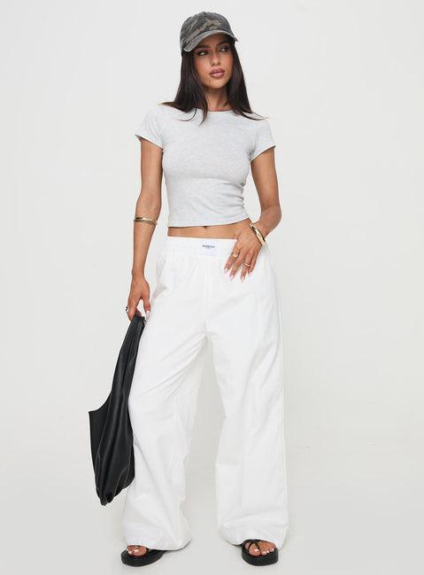 Beach House Pants White Tall Product Image
