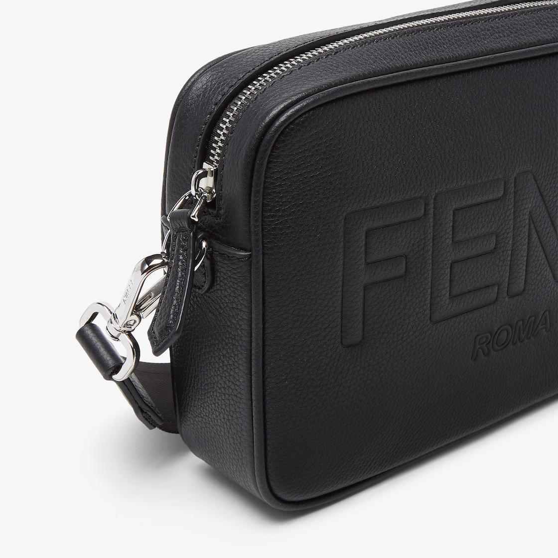 Fendi Roma Camera CaseBlack leather bag Product Image