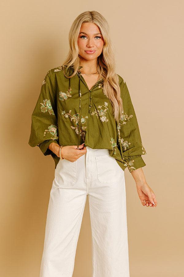 Pretty As A Peony Floral Top Product Image