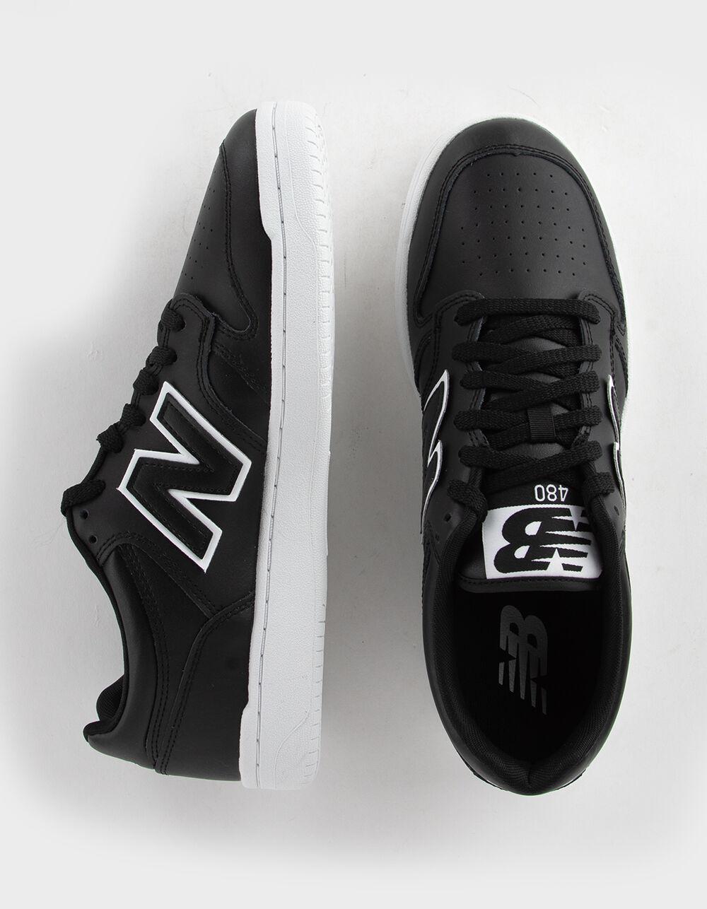 NEW BALANCE 480 Shoes - BLACK/WHITE Product Image
