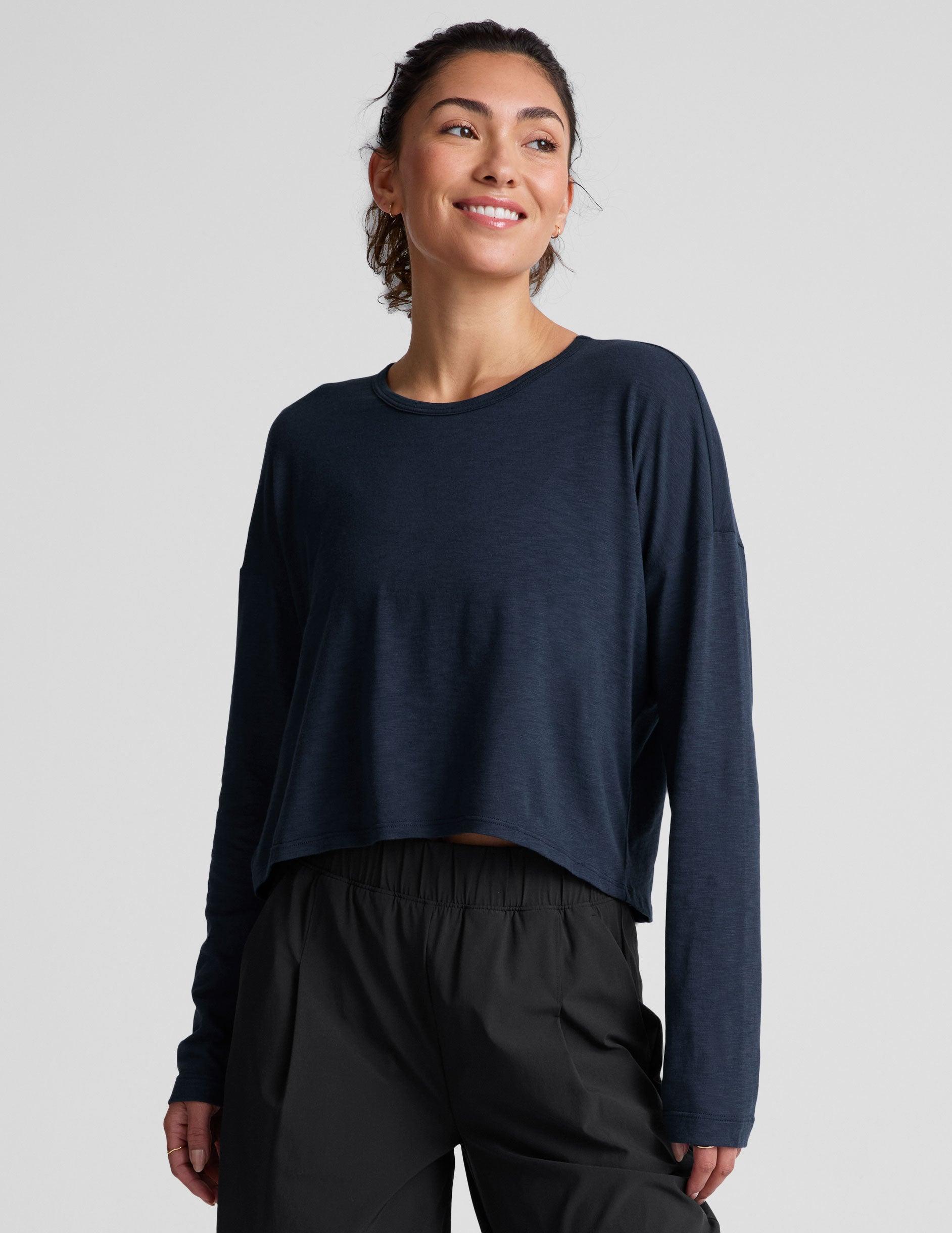 Signature High Low Long Sleeve Top Product Image