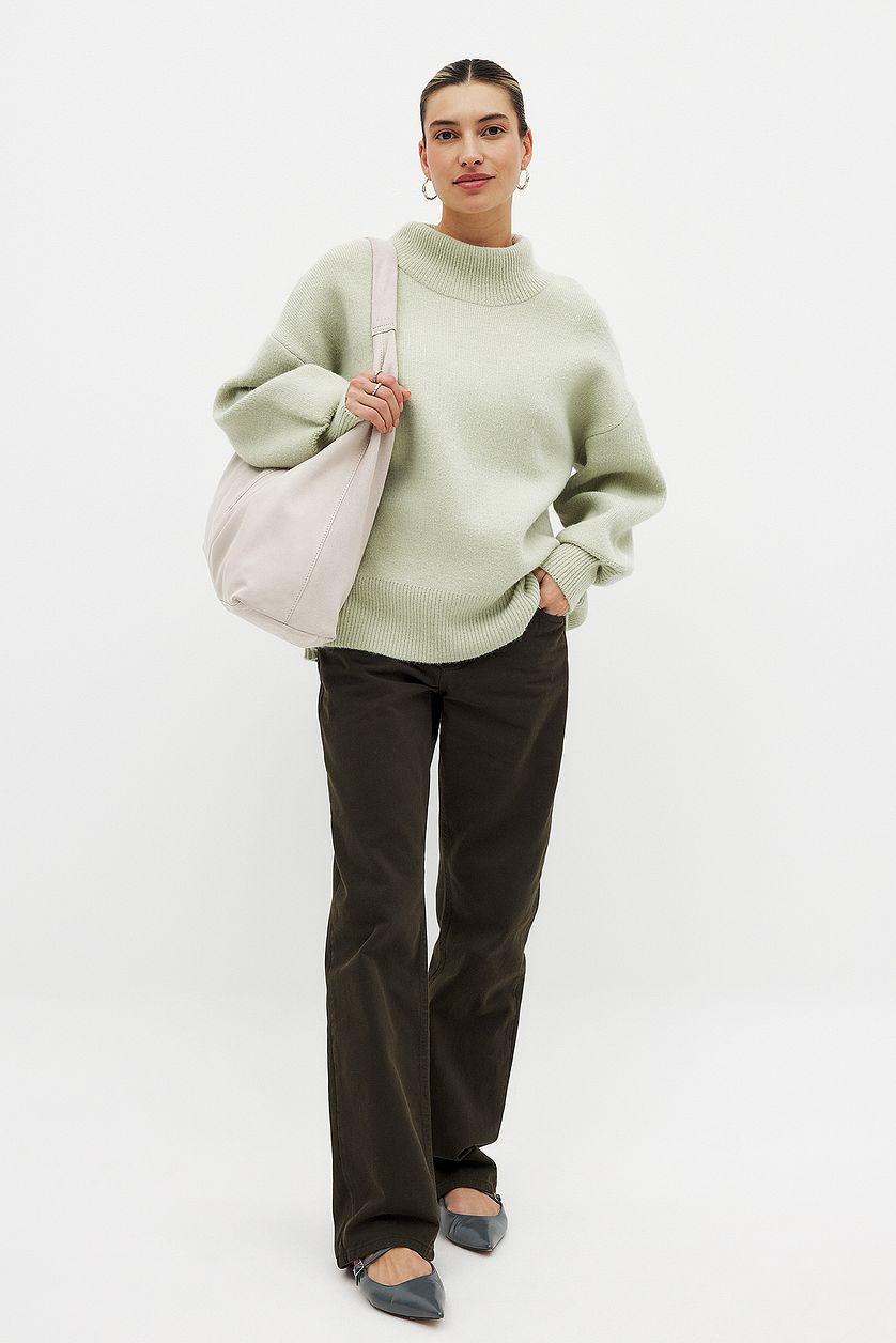 Knitted Turtle Neck Sweater Product Image