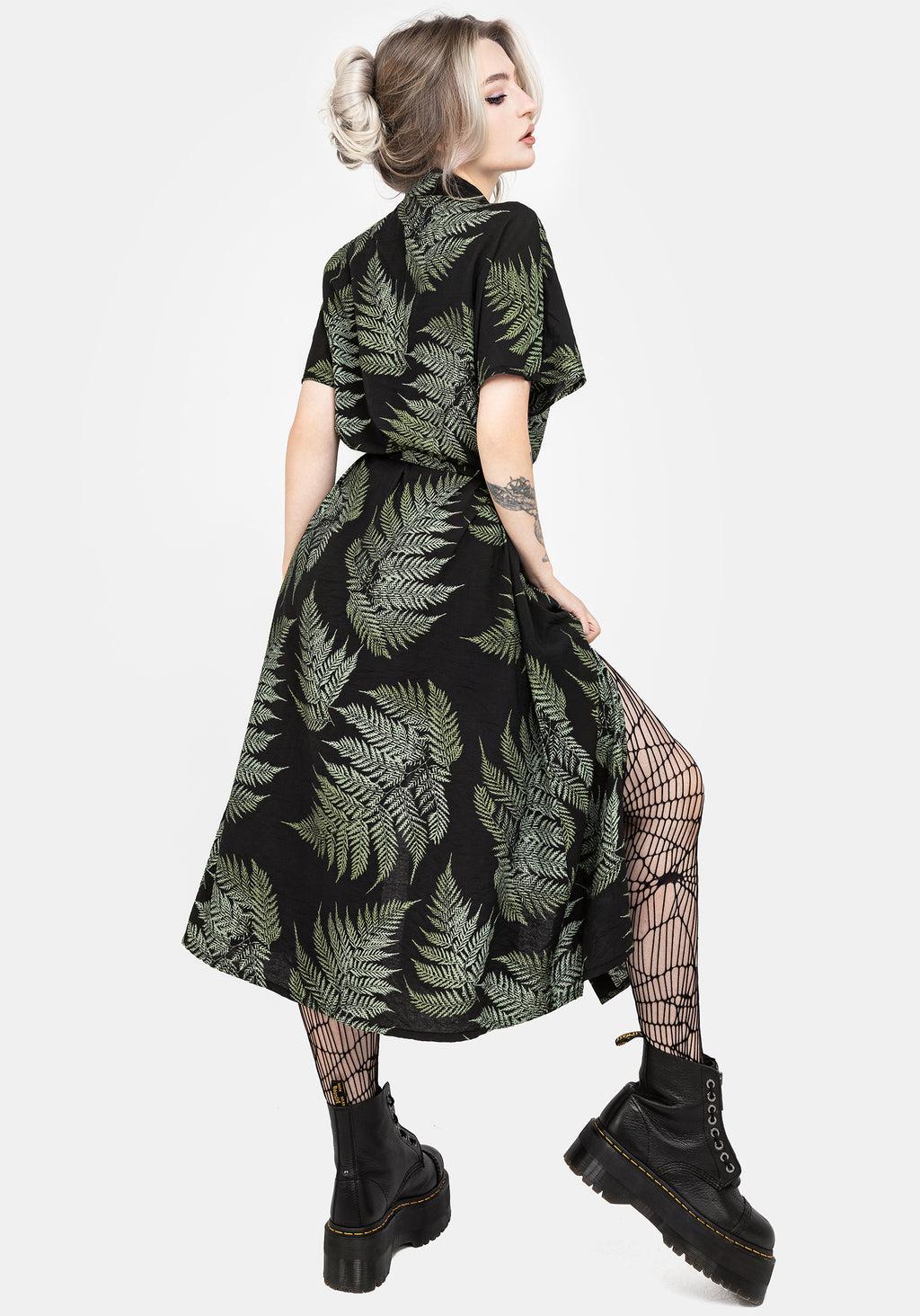 Fern Midi Shirt Dress Product Image