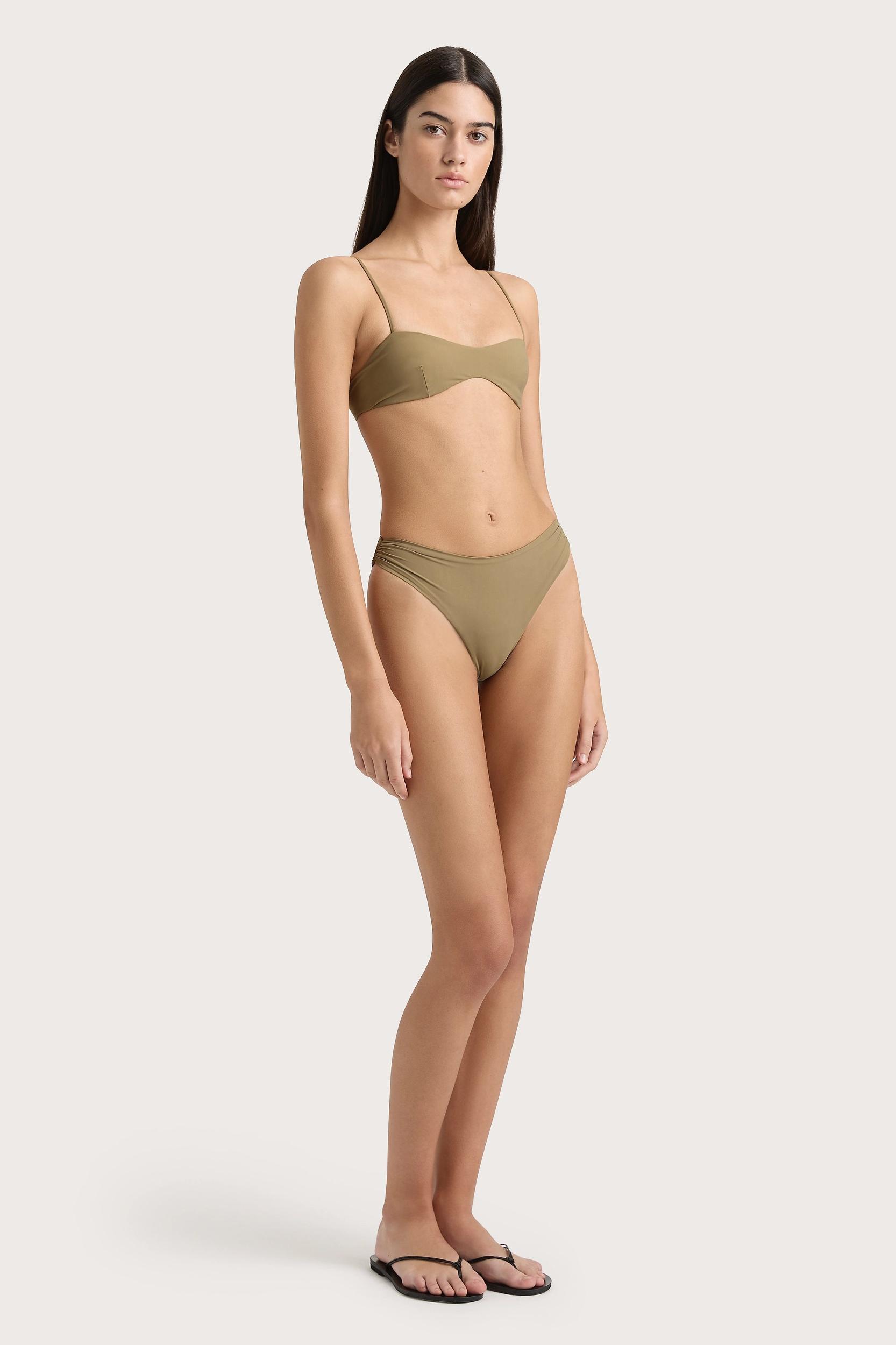 Sete Bikini Top Khaki - Final Sale Product Image