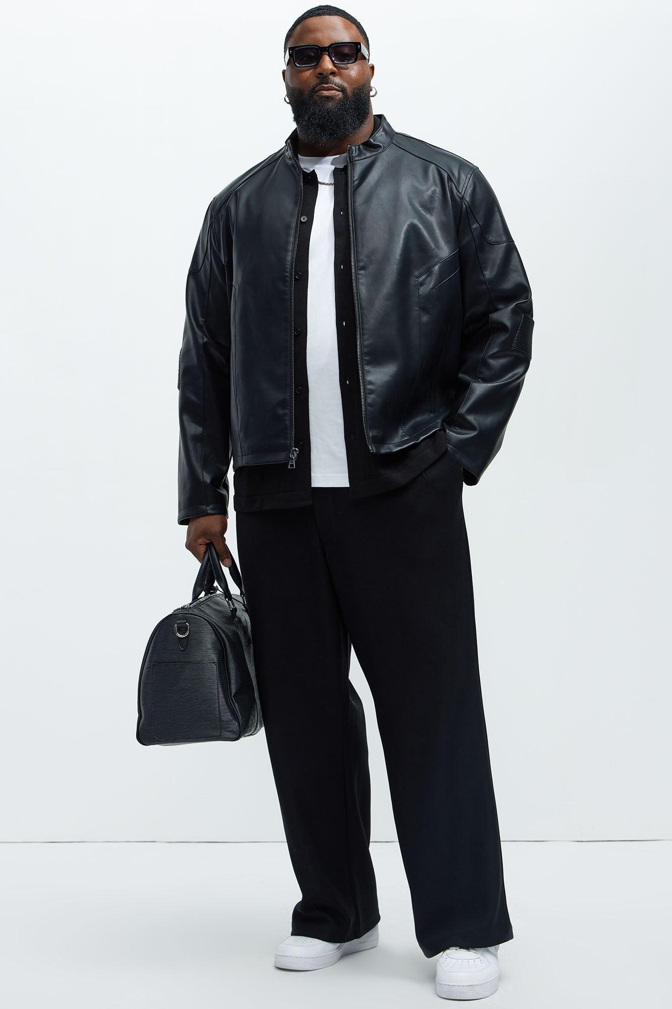 Saber Tooth Zip Up Jacket - Black Product Image