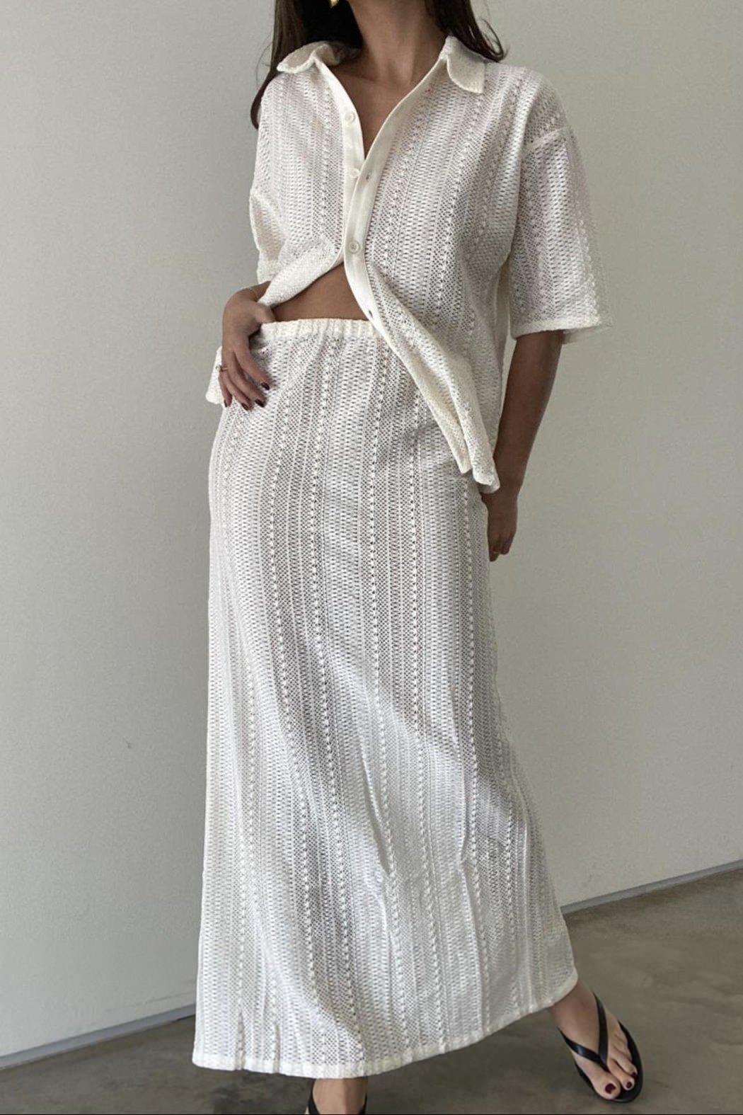 Crochet Skirt Set Product Image