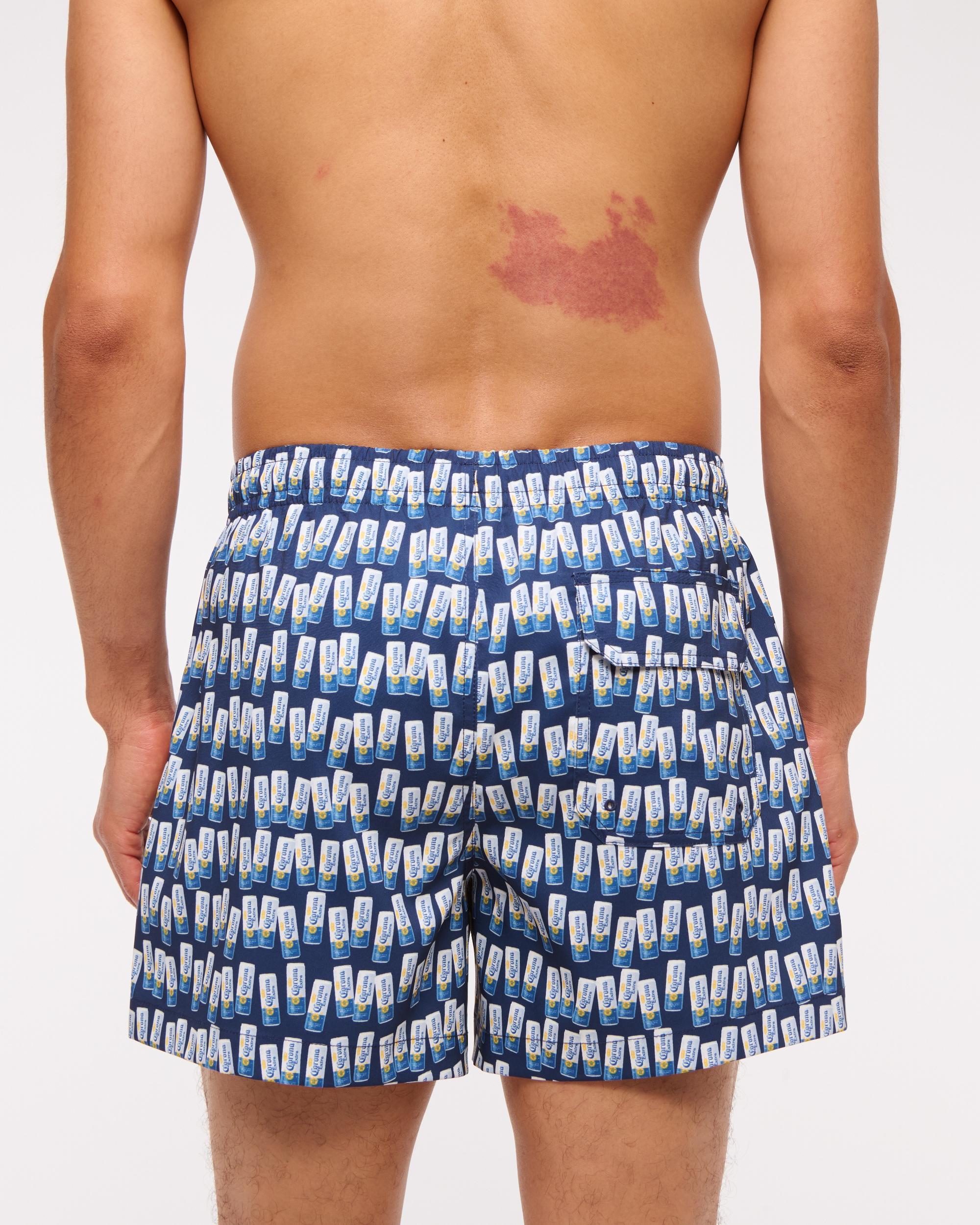 Pull-On Micro-Seersucker Swim Trunk Product Image