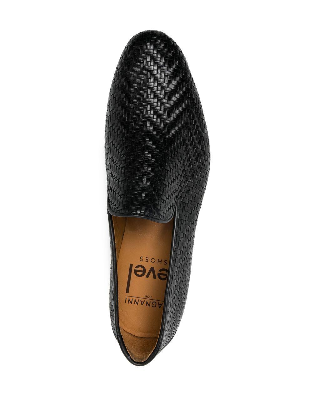 interwoven leather loafers Product Image