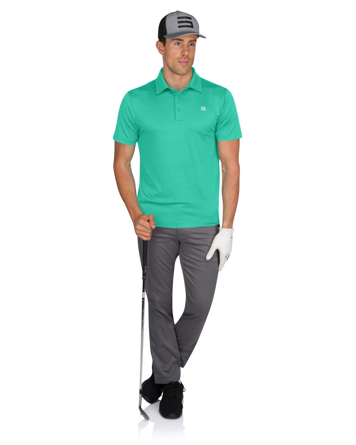 Three Sixty Six Men's Untucked Golf Polo - The Perfect Length Product Image