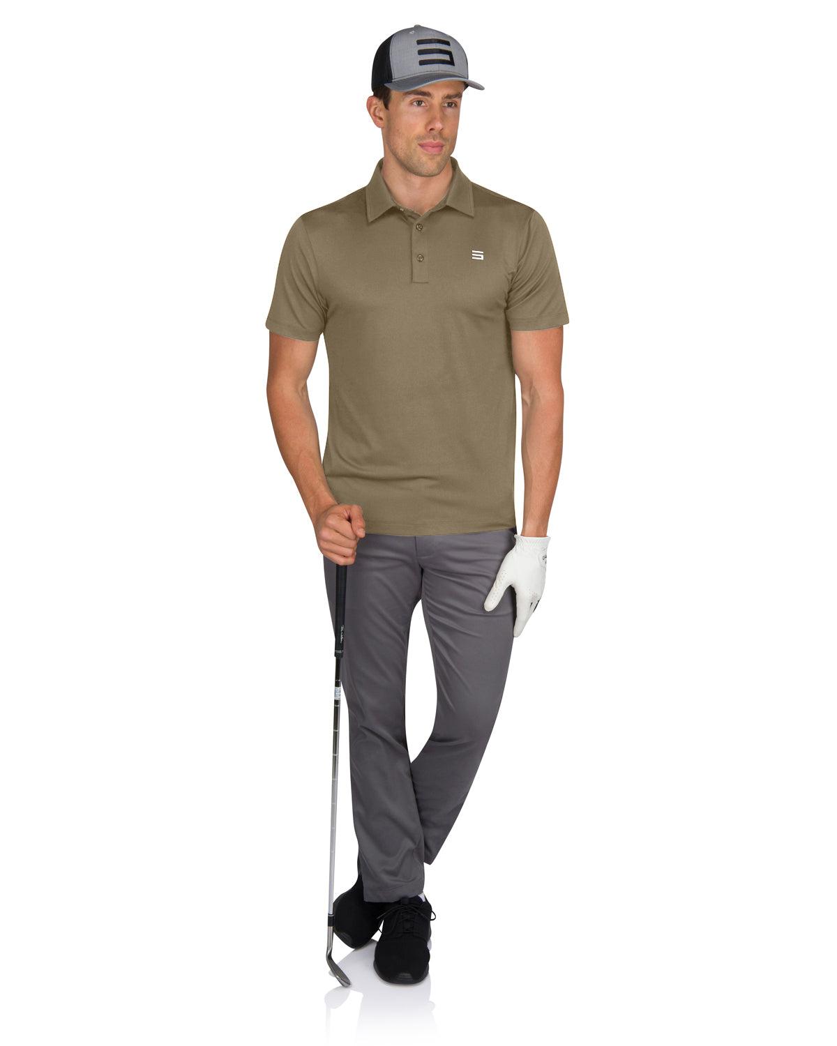 Three Sixty Six Men's Untucked Golf Polo - The Perfect Length Product Image