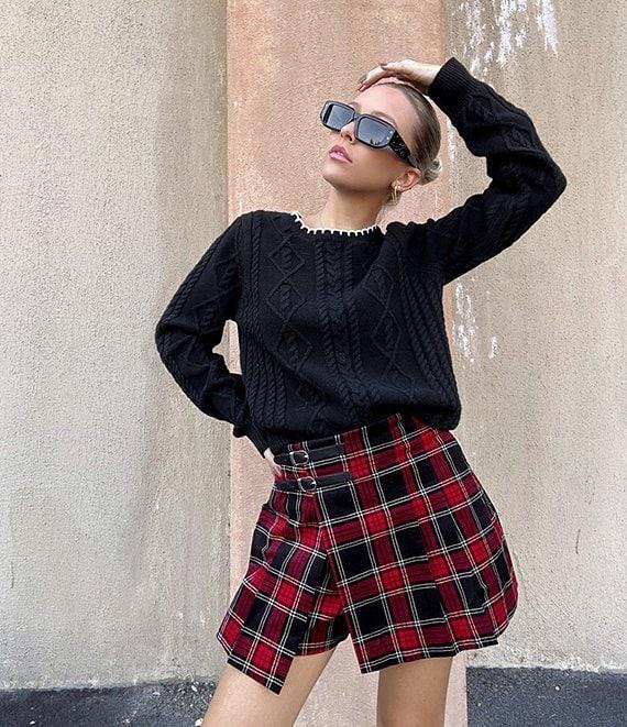 Copper Key Whipstitch Sweater Product Image