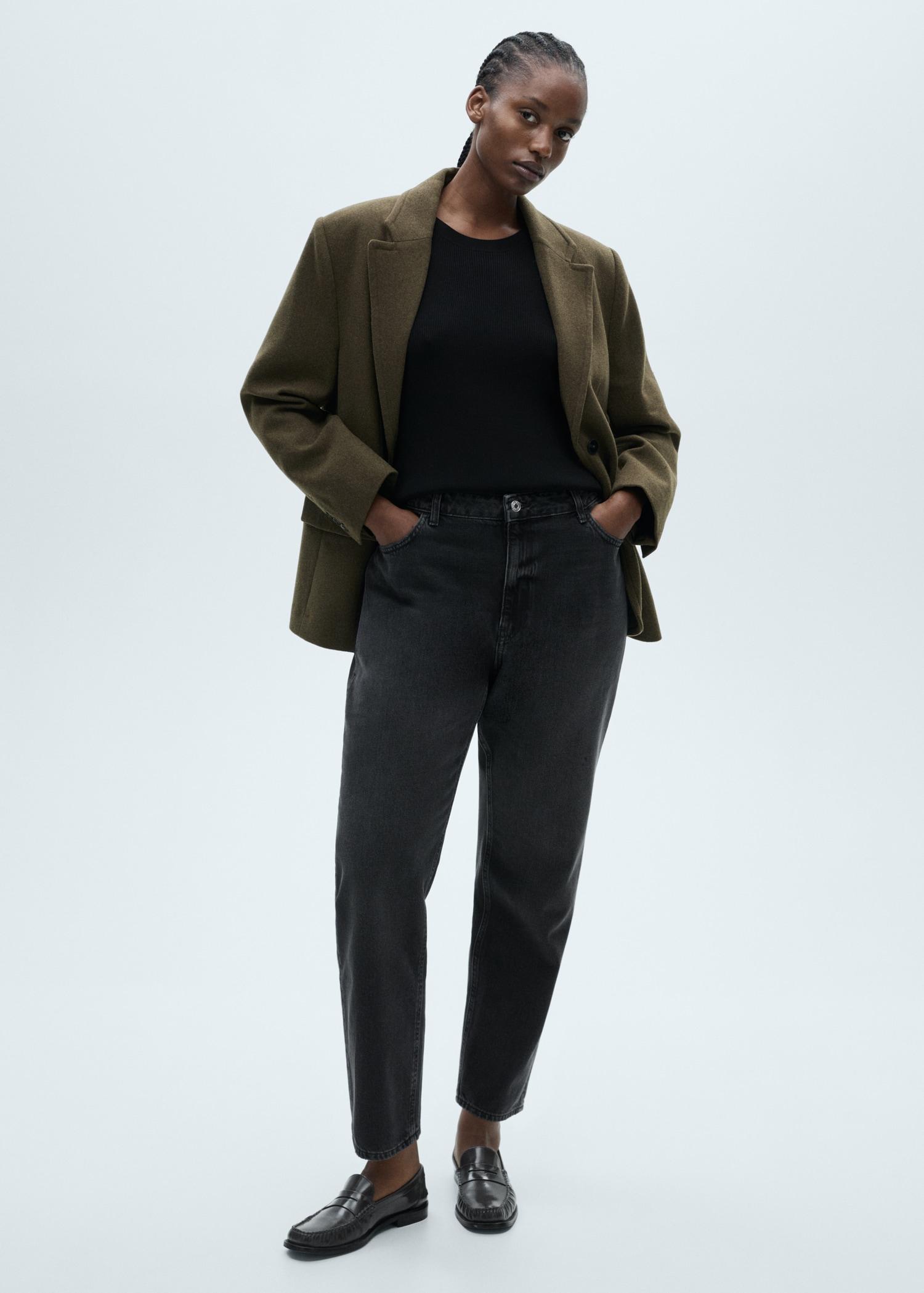 Mom2000 high-rise jeans - Women | MANGO USA Product Image