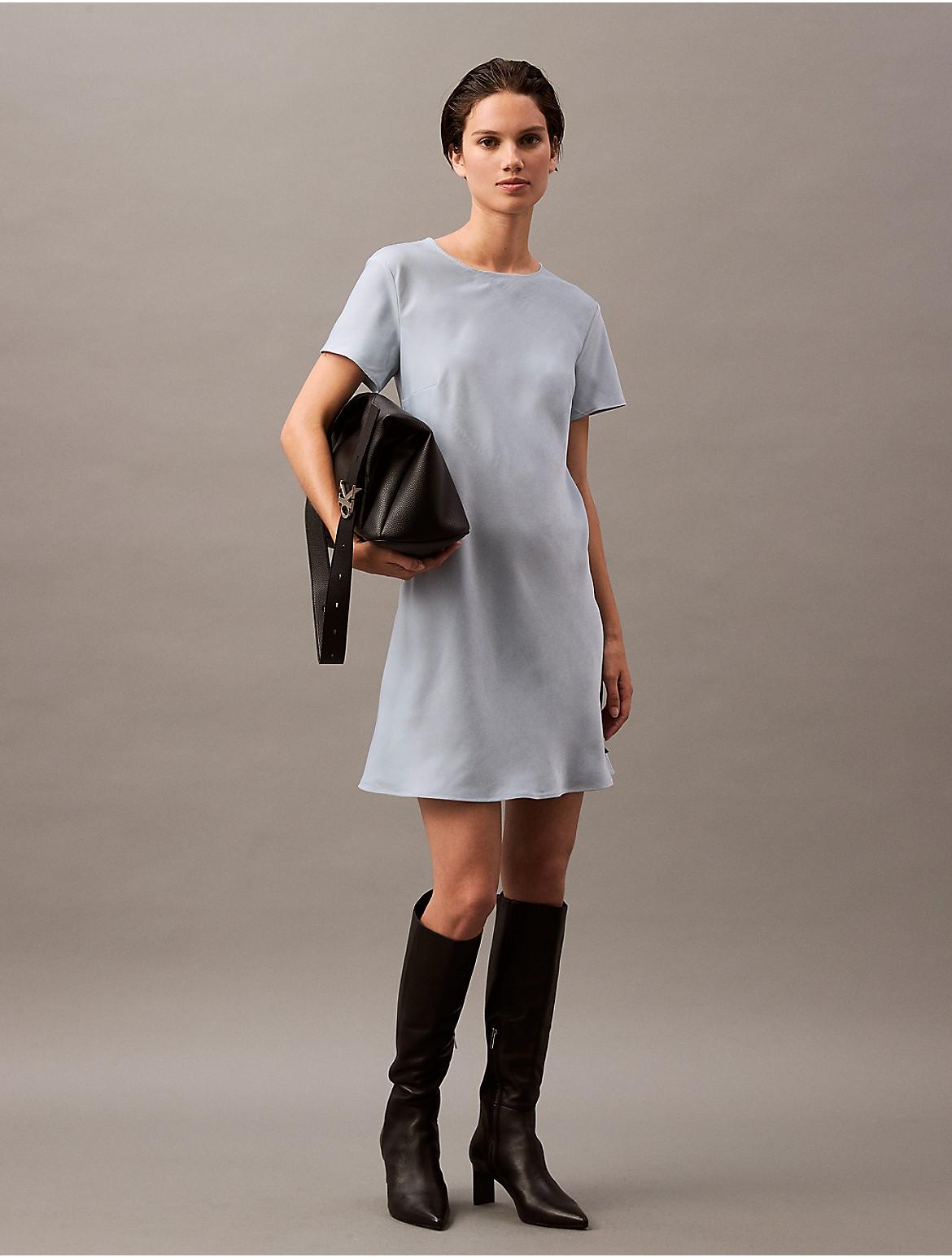 Calvin Klein Womens Mini T-Shirt Dress - Navy Product Image